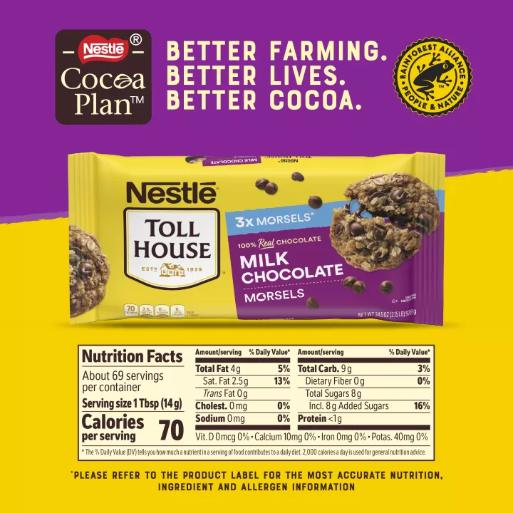 NESTLÉ® TOLL HOUSE® Milk Chocolate Morsels