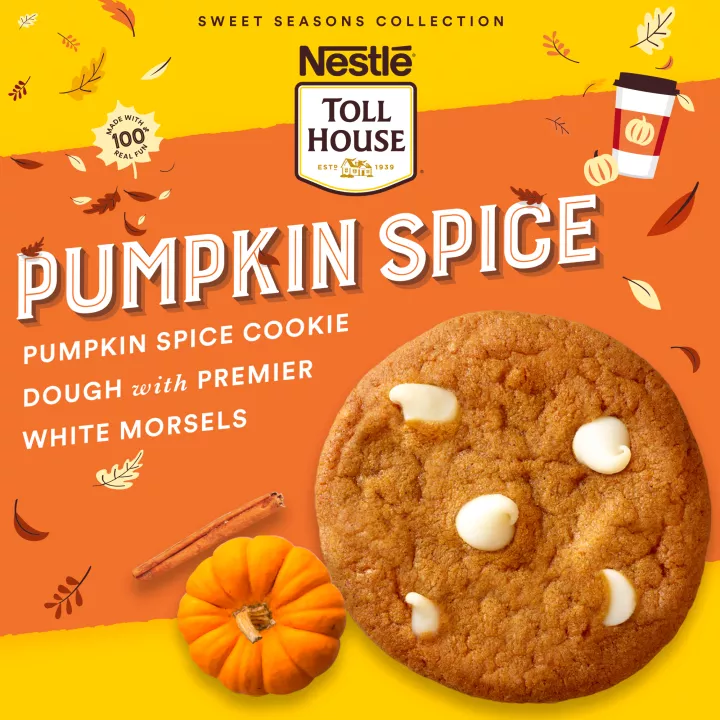 Nestle® Toll House® Pumpkin Spice Refrigerated Cookie Dough