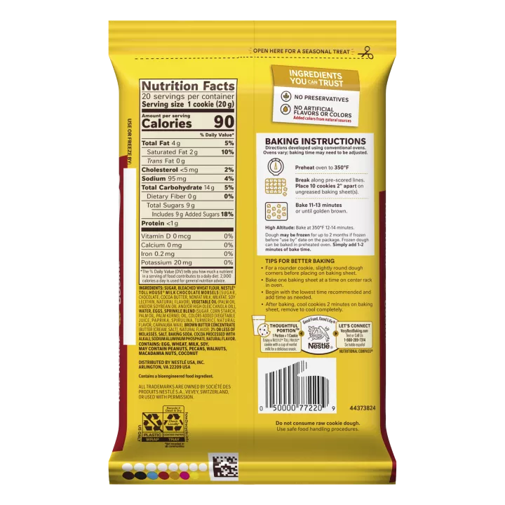 NESTLÉ® TOLL HOUSE® Santa's Cookie Dough