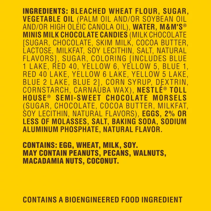 NESTLÉ® TOLL HOUSE® M&M'S® Minis Chocolate Candies Chocolate Chip Cookie Dough