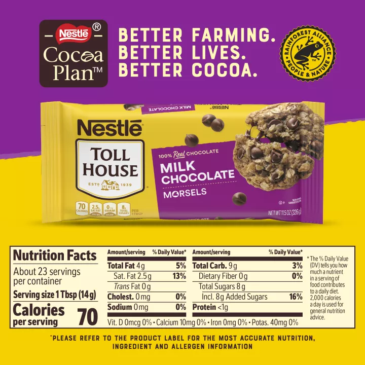 NESTLÉ® TOLL HOUSE® Milk Chocolate Morsels