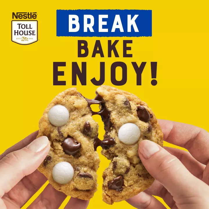 Chocolate Chip Cookie Dough with Soccer Ball Morsels