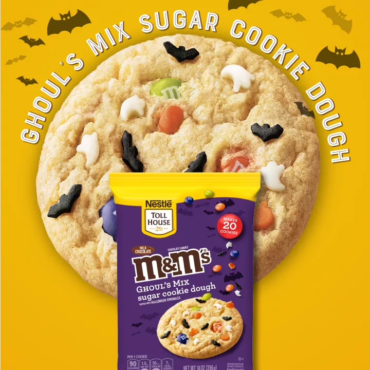 NESTLÉ® TOLL HOUSE® M&M'S® Chocolate Candies Ghoul's Mix Sugar Cookie Dough