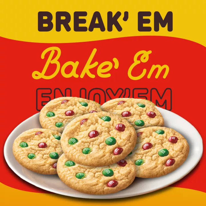 NESTLÉ® TOLL HOUSE® M&M'S® Minis Holiday Refrigerated Sugar Cookie Dough