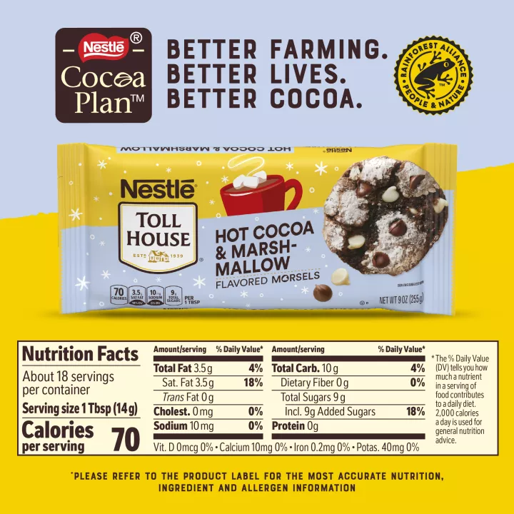 Hot Cocoa & Marshmallow Flavored Morsels 9 oz. | NESTLÉ TOLL HOUSE®