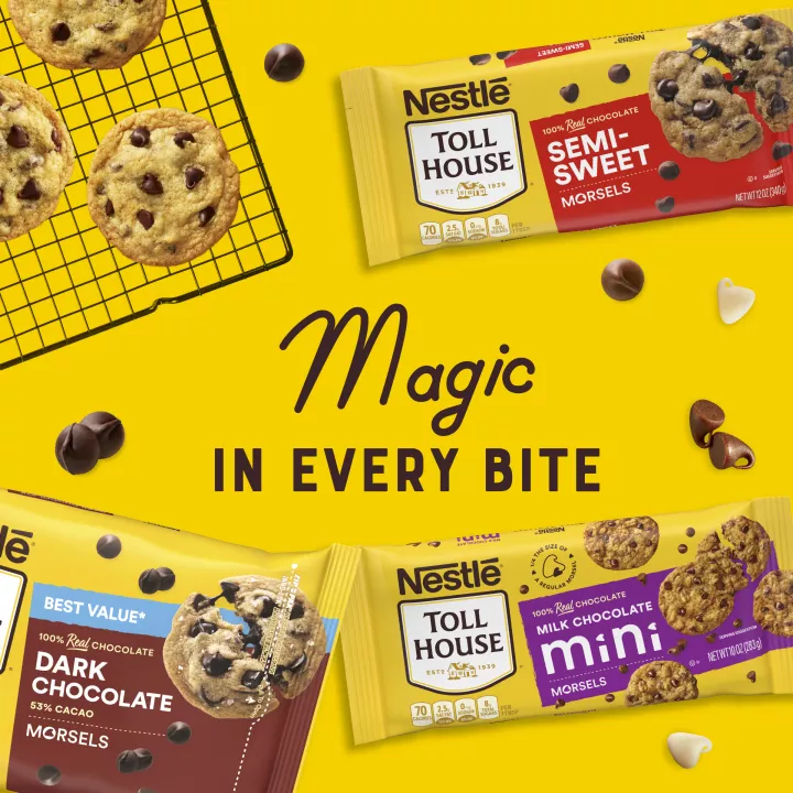 NESTLÉ® TOLL HOUSE® 53% Cacao Dark Chocolate Morsels