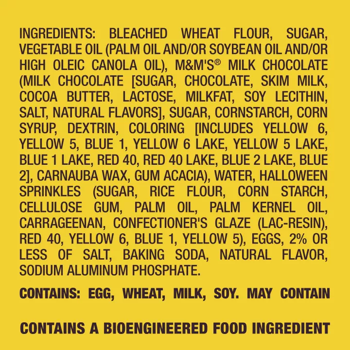 NESTLÉ® TOLL HOUSE® M&M'S® Chocolate Candies Ghoul's Mix Sugar Cookie Dough