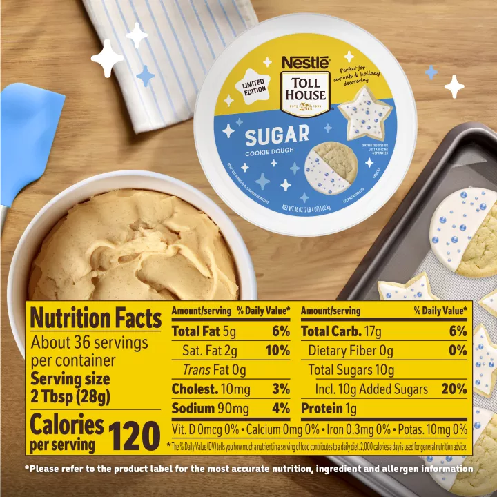 NESTLÉ TOLL HOUSE Sugar Cookie Dough Tub