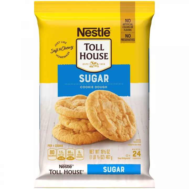 Refrigerated Sugar Cookie Dough 16.5 oz. | NESTLÉ® TOLL HOUSE®
