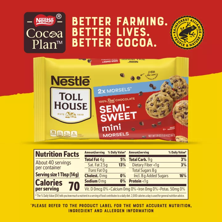 NESTLÉ® TOLL HOUSE® Semi-Sweet Chocolate Mini Morsels