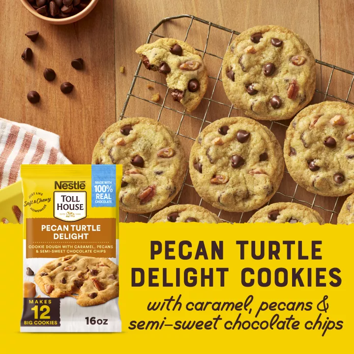 NESTLÉ® TOLL HOUSE® Pecan Turtle Delight Cookie Dough