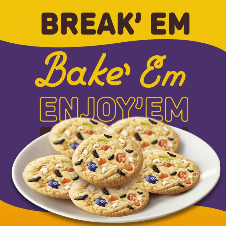 NESTLÉ® TOLL HOUSE® M&M'S® Chocolate Candies Ghoul's Mix Sugar Cookie Dough