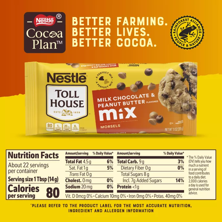  Milk Chocolate & Peanut Butter Morsels
