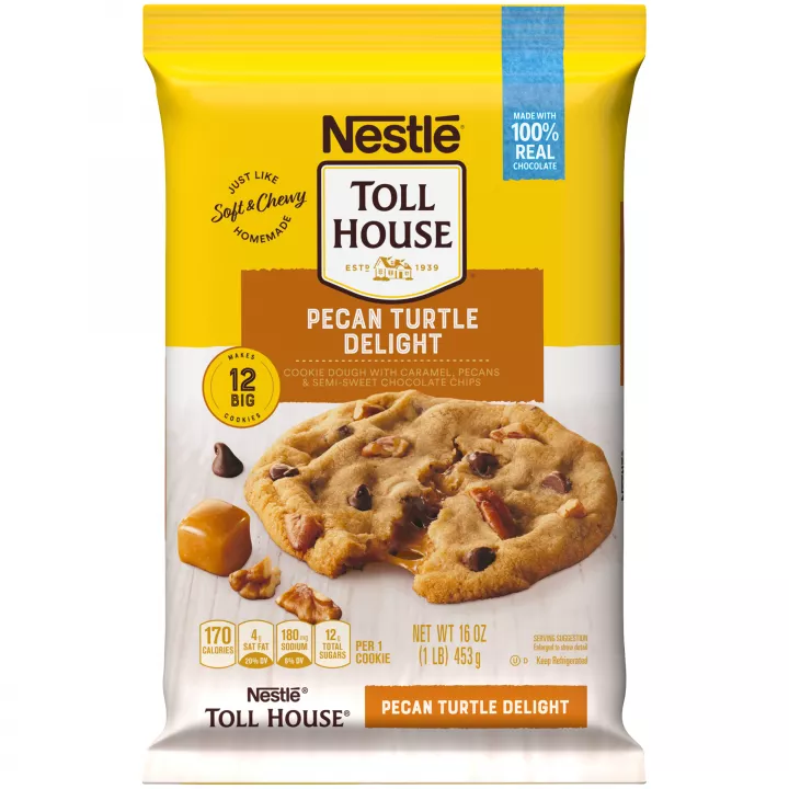 Pecan Turtle Delight Cookie Dough 16 oz. | NESTLÉ TOLL HOUSE®