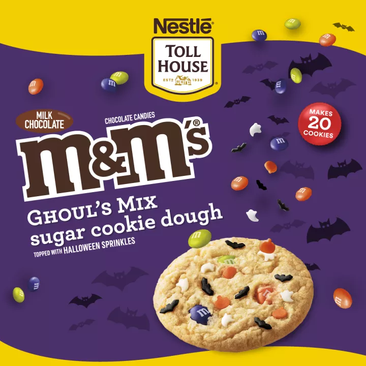 NESTLÉ® TOLL HOUSE® M&M'S® Chocolate Candies Ghoul's Mix Sugar Cookie Dough