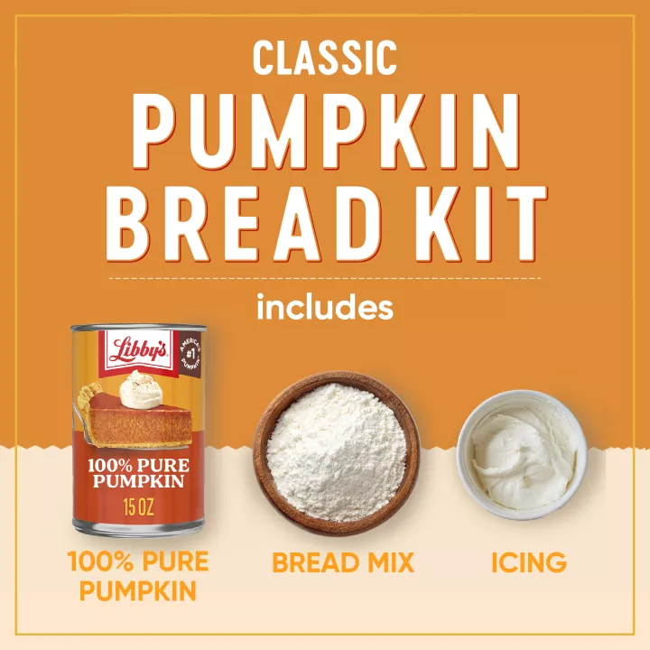 Classic Pumpkin Bread Kit with Icing Mix