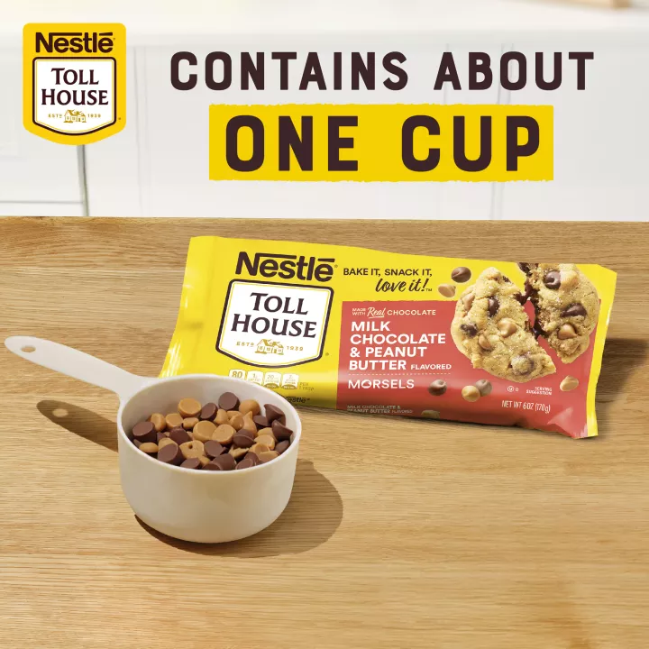Milk Chocolate & Peanut Butter Flavored Morsels