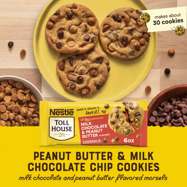 Milk Chocolate & Peanut Butter Flavored Morsels