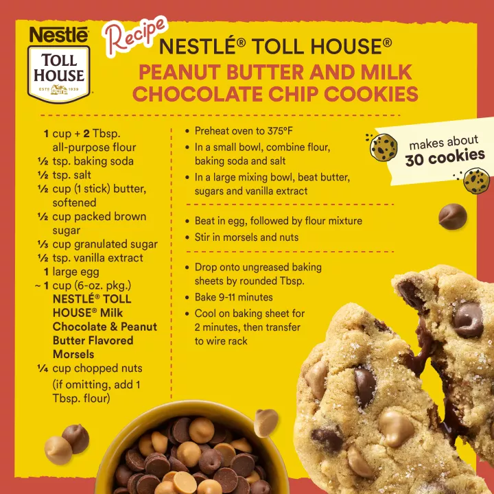 Milk Chocolate & Peanut Butter Flavored Morsels