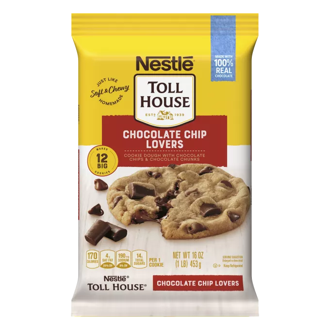 NESTLÉ® TOLL HOUSE® Chocolate Chip Lovers Cookie Dough