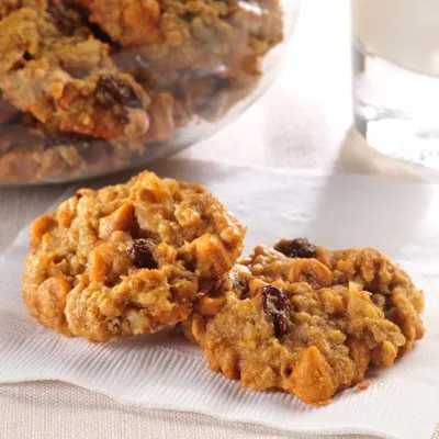 Soft Butterscotch-Oat Raisin Cookies