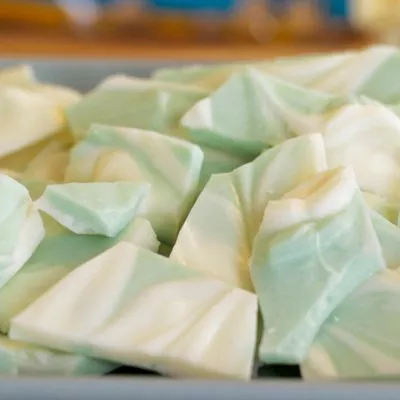 Pastel-Marbled Candy Bark