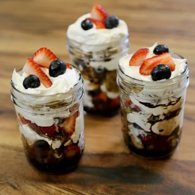 Chocolate Chip Cookie Mini Trifles