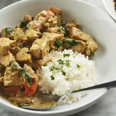 Pesto Chicken Rice Bowl