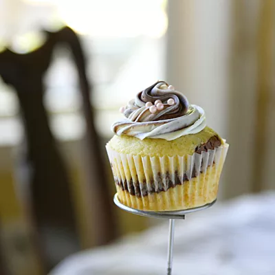 Vanilla & Chocolate Swirl Cupcakes