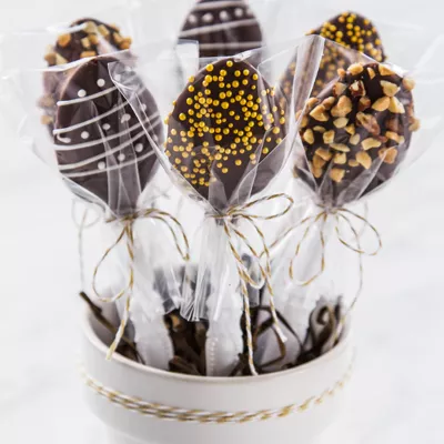 Peanut Butter Truffle Spoons