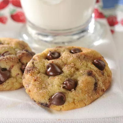 Cherry-Chocolate Studded Snickerdoodles