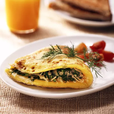 Spring Herb Omelets