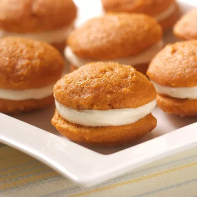 Mini Pumpkin Whoopie Pies
