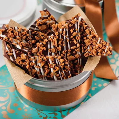'Tis the Season Gingerbread Bark