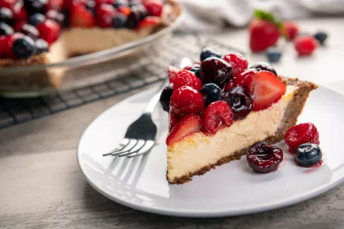 Cherry Berry Cheesecake Pie