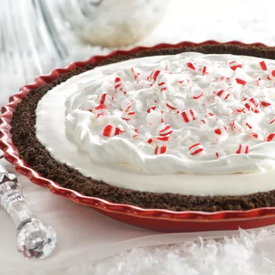 Peppermint Snow Pie