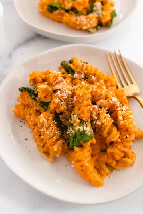 White Cheddar Pumpkin Mac and Cheese
