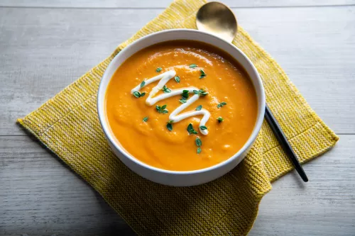 Pumpkin Sweet Potato Soup