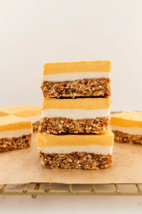 Pumpkin Spice Latte Cheesecake Bars