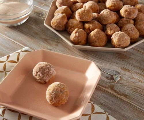 Baked Pumpkin Donut Holes