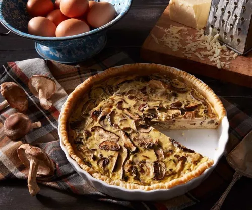 Wild Mushroom Quiche