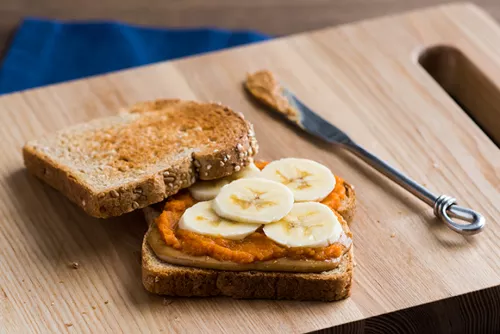 Pumpkin Banana Sandwich