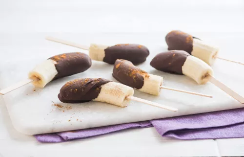 Chocolate Frozen Bananas
