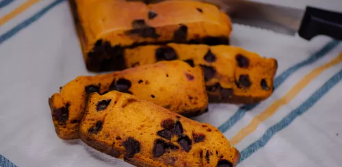 Gluten Free Pumpkin Chocolate Chip Bread