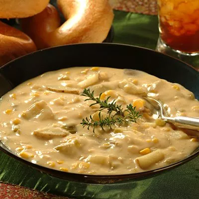 Hearty Corn, Chile and Potato Soup