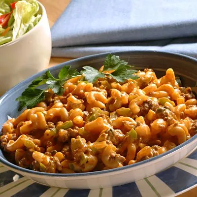Pasta con Carne y Canela