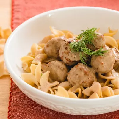Swedish Meatballs with Noodles