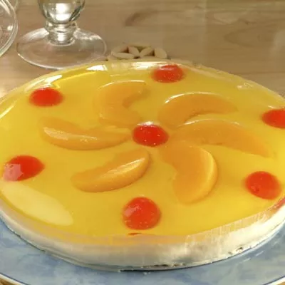 Peaches & Cream Gelatin Delight