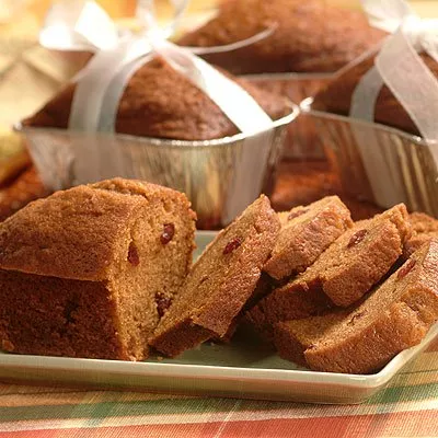 Mini Pumpkin Cranberry Breads