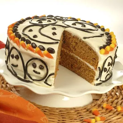 Pastel Fantasmico de Calabaza y Especias